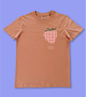 T-Shirt Fraise stampa Vichy
